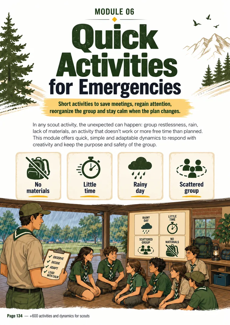 Module 06 - Quick activities for emergencies